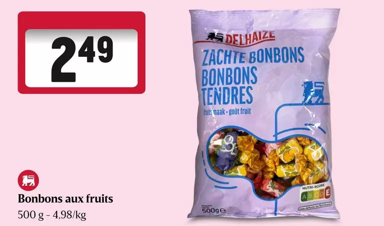 Bonbons aux fruits