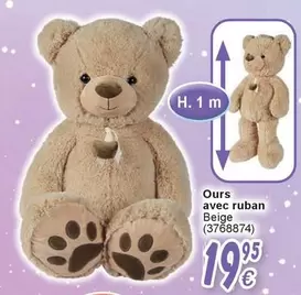 Ours avec ruban