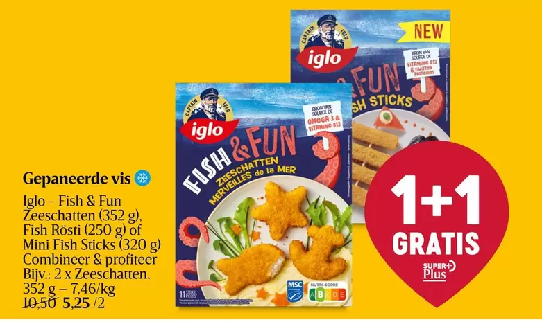 De - Fish & Fun Zeeschanen, Fish Rösti, Mini Fish Sticks