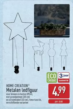 Metalen ledfiguur