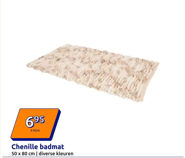 Chenille badmat
