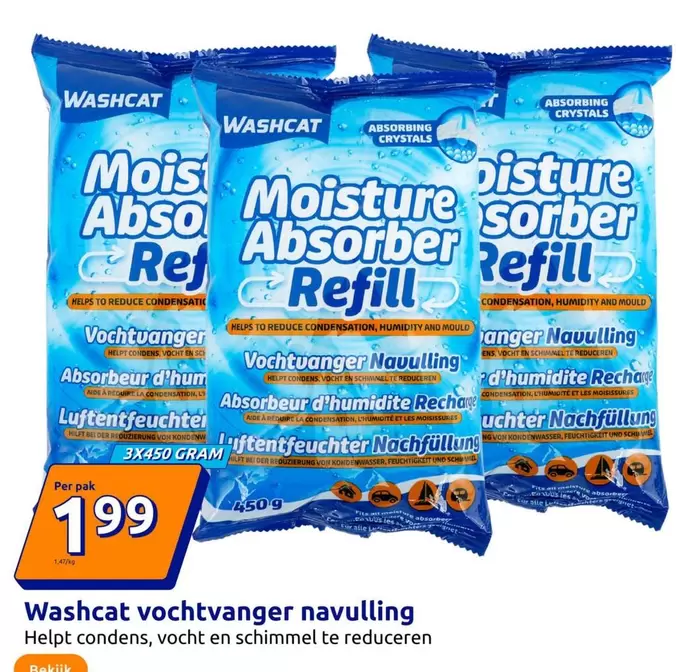 Vochtvanger Navulling
