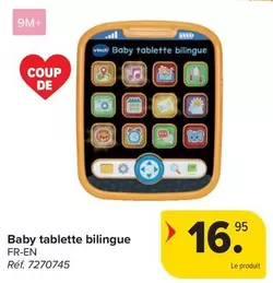 De - Baby tablette bilingue