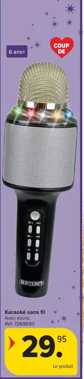 De - Karaoké sans fil