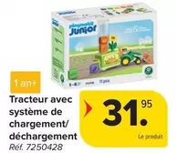 Playmobil - Tracteur avec système de chargement/ déchargement