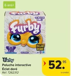 Peluche interactive Éclat doré