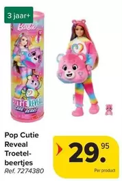 Barbie - Pop Cutie Reveal Troetel-beertjes