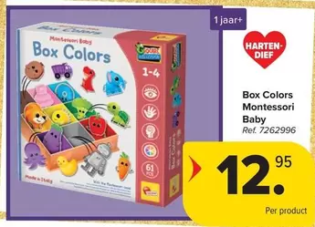 Box -  Colors Montessori Baby