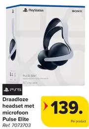 Sony - Draadloze headset met microfoon Pulse Elite