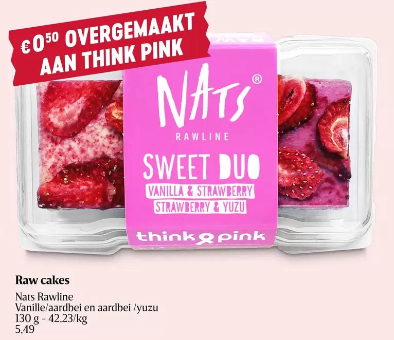 Pink - Raw cakes