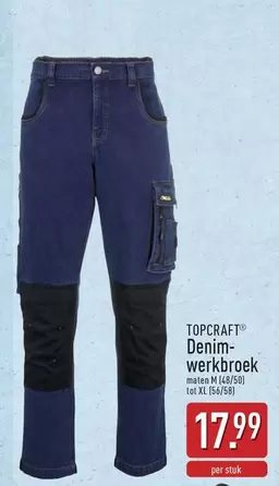 Denim-werkbroek
