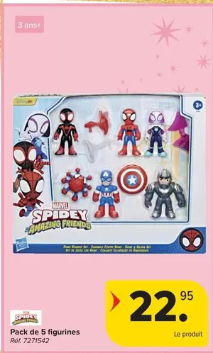 Marvel - Pack de 5 figurines