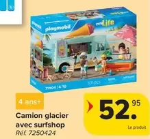 Playmobil - Camion glacier avec surfshop