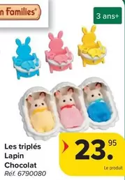 Les triplés Lapin Chocolat