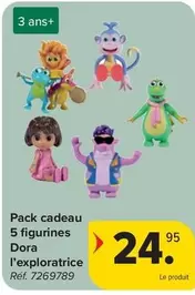Cadeau - Pack cadeau 5 figurines Dora l'exploratrice