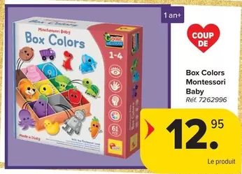 Box -  Colors Montessori Baby