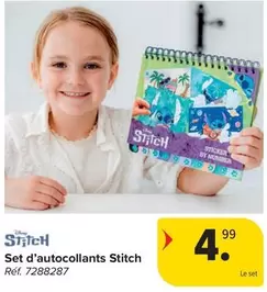 Disney - Set d'autocollants Stitch