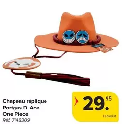 One - Chapeau réplique Portgas D. Ace