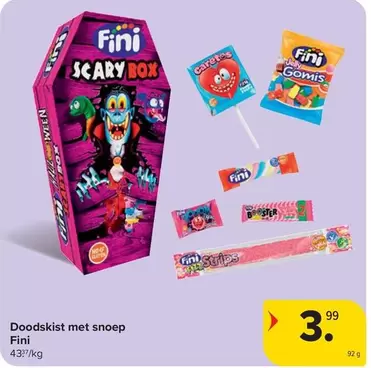 Box - Doodskist met snoep