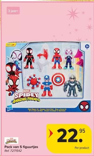 Marvel - Pack van 5 figuurtjes