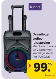 Draadloze trolley-luidspreker