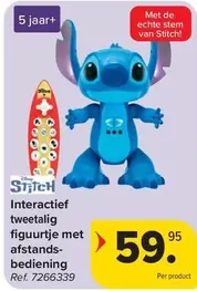 Stitch - Interactief tweetalig figuurtje met afstands-bediening