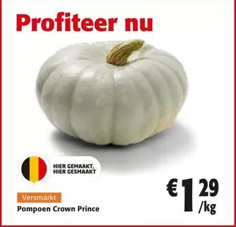 Nu - Pompoen Crown Prince