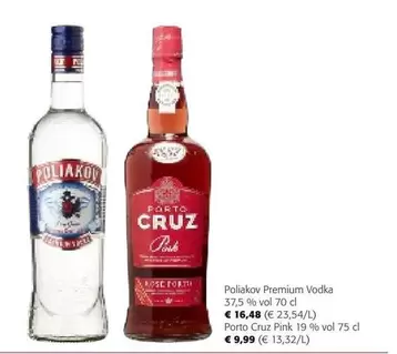 Pink - Premium Vodka or Cruz