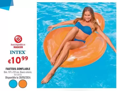 Intex - FAUTEUIL GONFLABLE