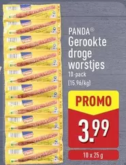 Panda - Gerookte droge worstjes