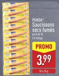 Panda - Saucissons secs fumés