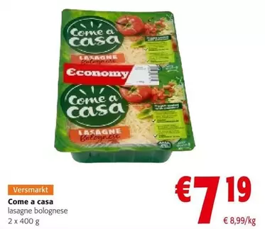 Come a casa lasagne bolognese
