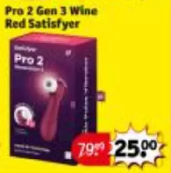 Red - Pro 2 Gen 3 Wine  Satisfyer