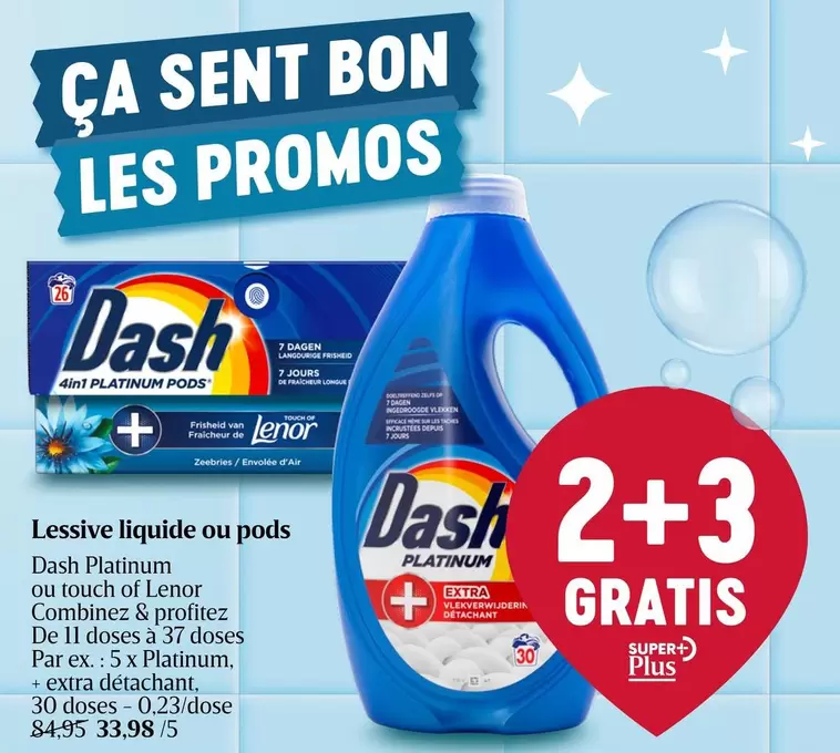 De - Lessive liquide ou pods