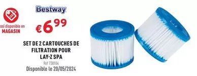 De - SET DE 2 CARTOUCHES DE FILTRATION POUR LAY-Z SPA