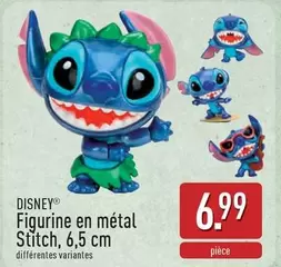 Disney - Figurine en métal Stitch, 6,5 cm