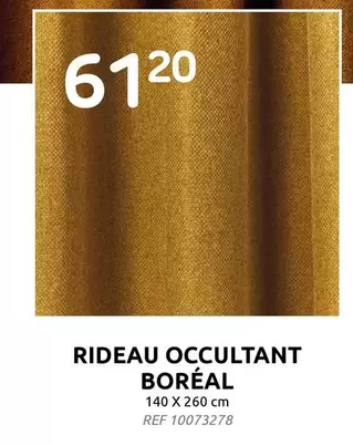 RIDEAU OCCULTANT BORÉAL