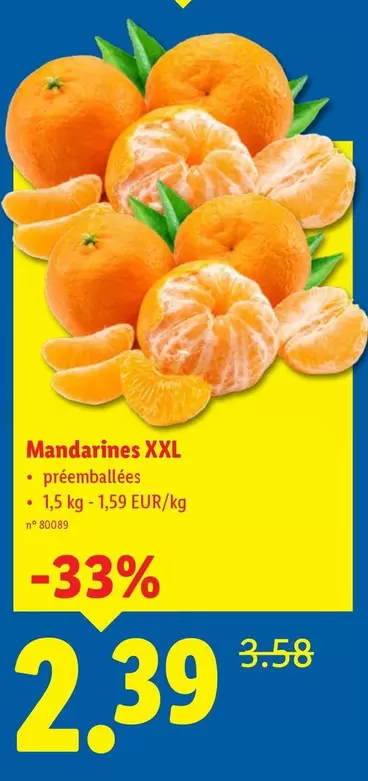 Mandarines XXL