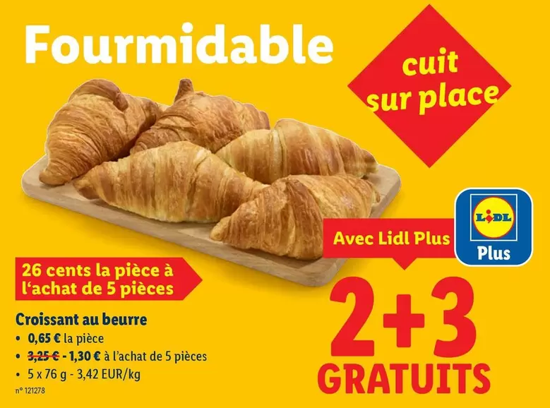 De - Croissant au beurre