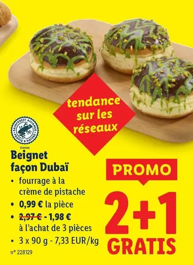 De - Beignet façon Dubaï