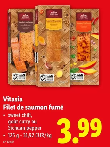 De - Filet de saumon fumé