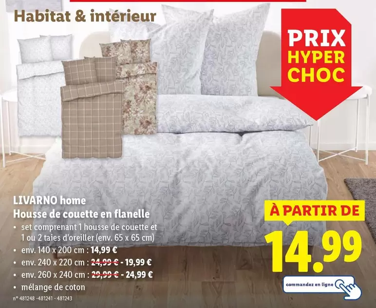 De - Housse de couette en flanelle