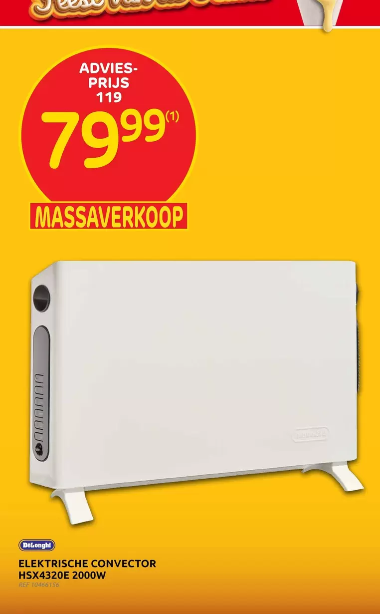 Delonghi - ELEKTRISCHE CONVECTOR HSX4320E 2000W