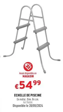 De - ECHELLE DE PISCINE