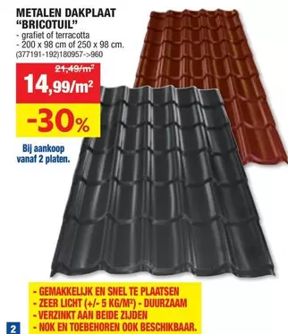 METALEN DAKPLAAT