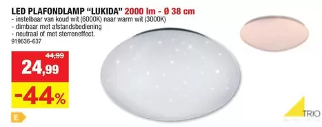 PLAFONDLAMP "LUKIDA"