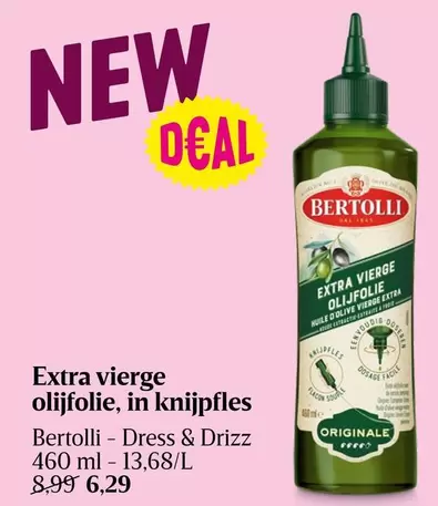 Extra -  vierge olijfolie, in knijpfles