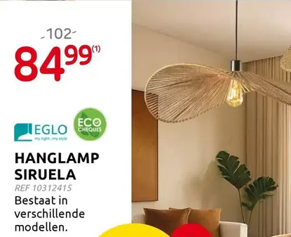 HANGLAMP SIRUELA