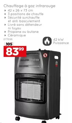 De - Chauffage à gaz infrarouge