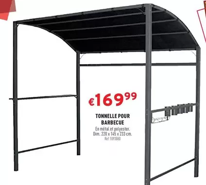 TONNELLE POUR BARBECUE